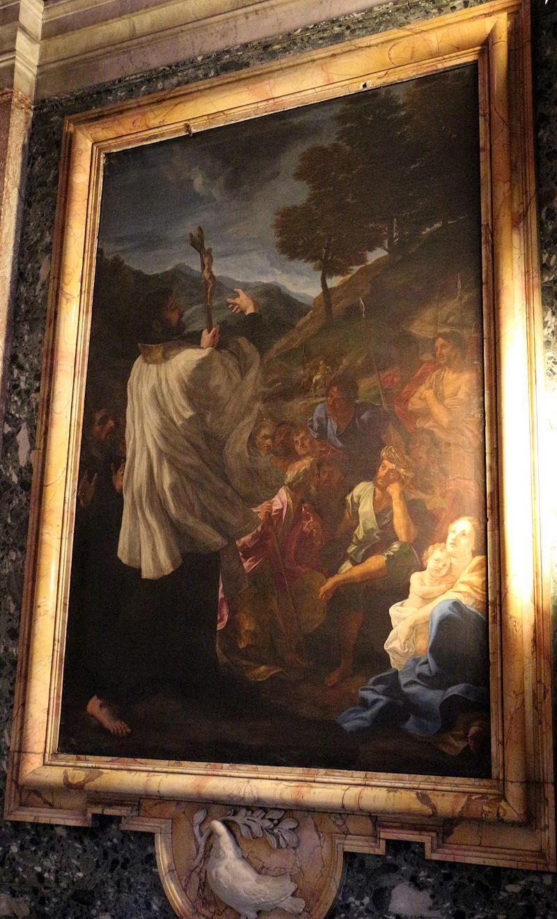Predica di San Francesco Saverio - Chiesa di S. Andrea al Quirinale, Roma